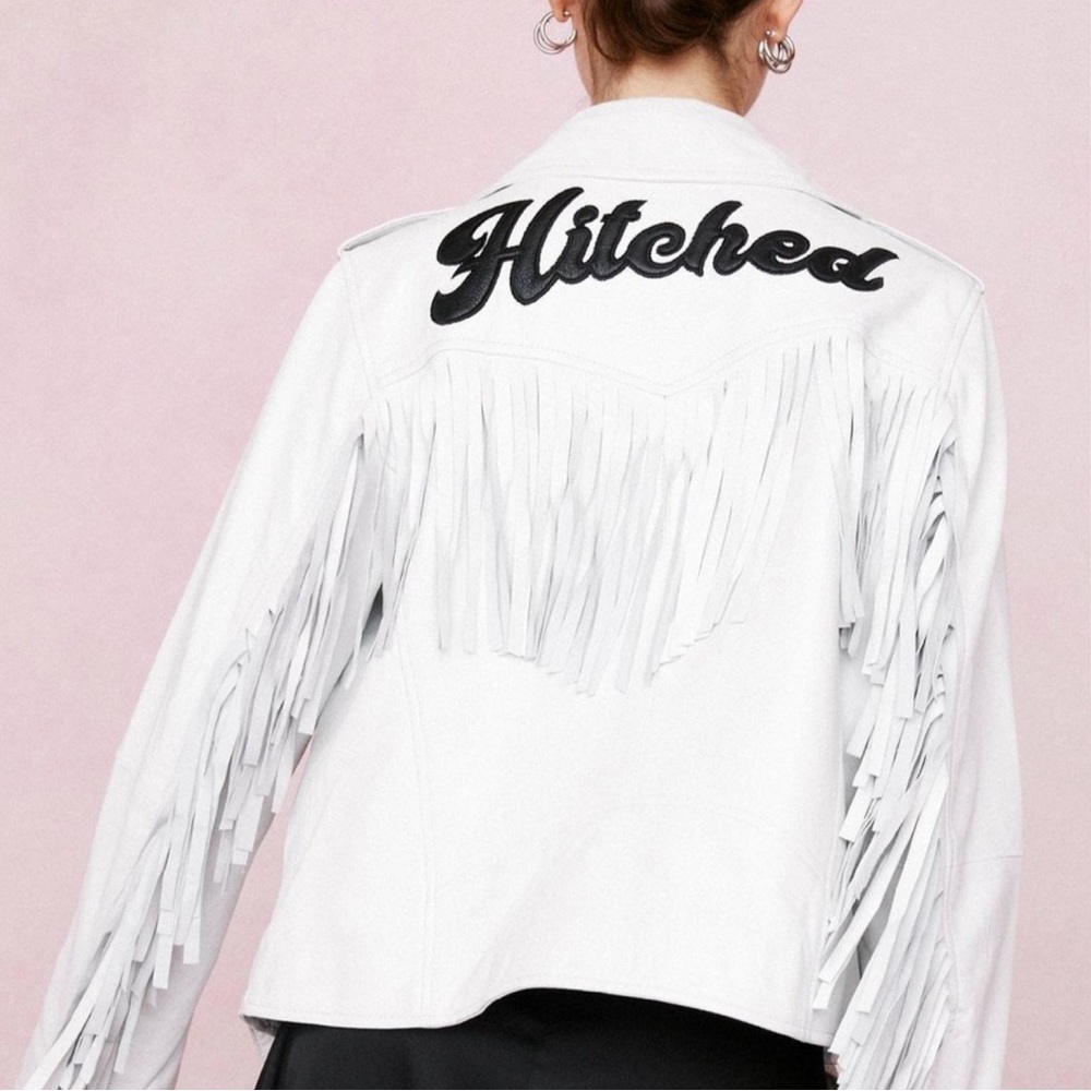 NastyGal Hitched Leather Jacket